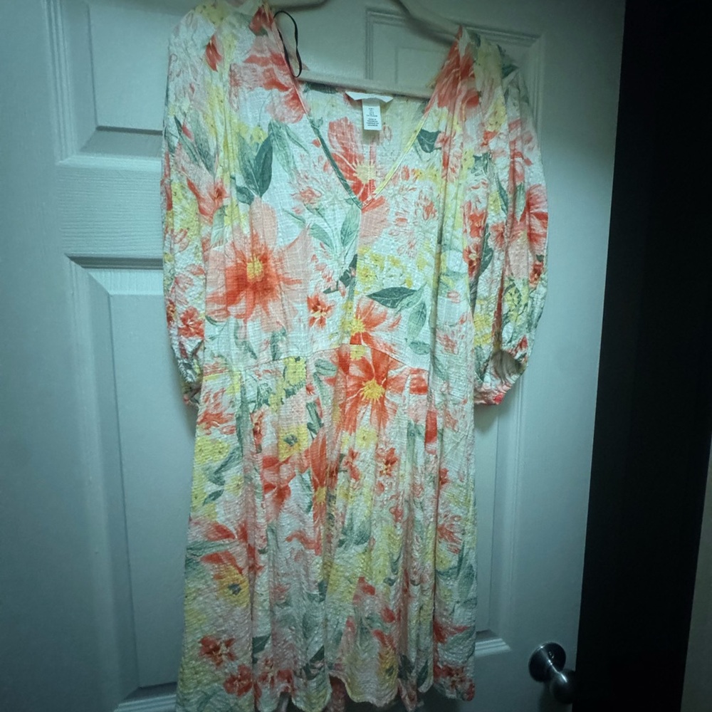 H&M Floral Midi Dress - Multicolor NWOT